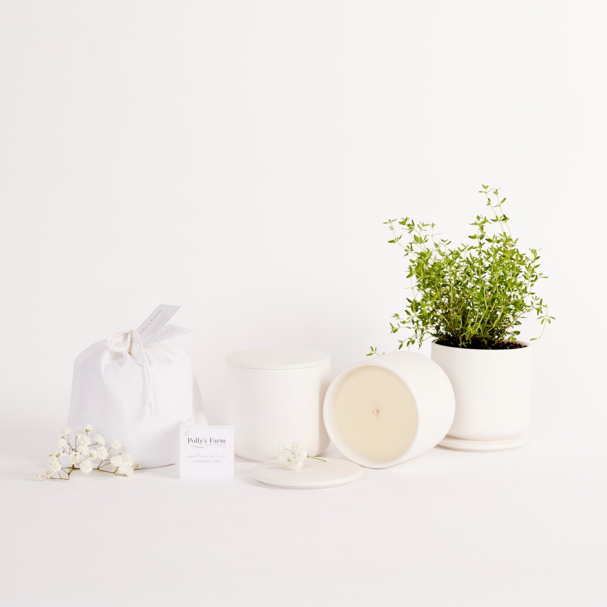 Fragrance-Free Botanical Candle-Botanical Candle-Polly's Farm-Pollys Farm