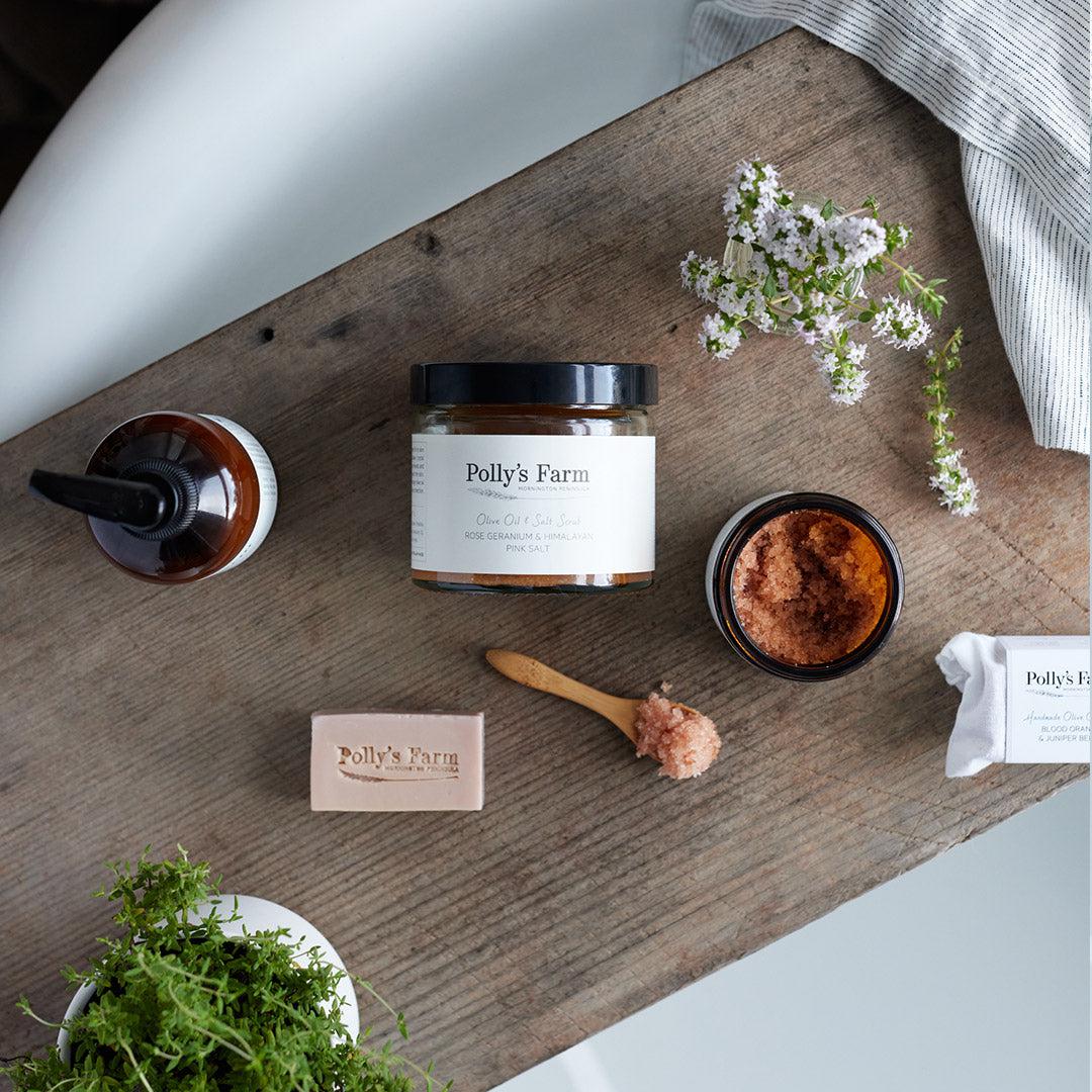 Lavender & Rose Geranium Guest Soap-Bar Soap-Polly's Farm-Pollys Farm