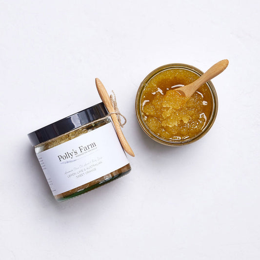 Lemon, Lime & Australian Sweet Orange Hand & Body Scrub-Hand & Body Scrubs-Polly's Farm-Pollys Farm