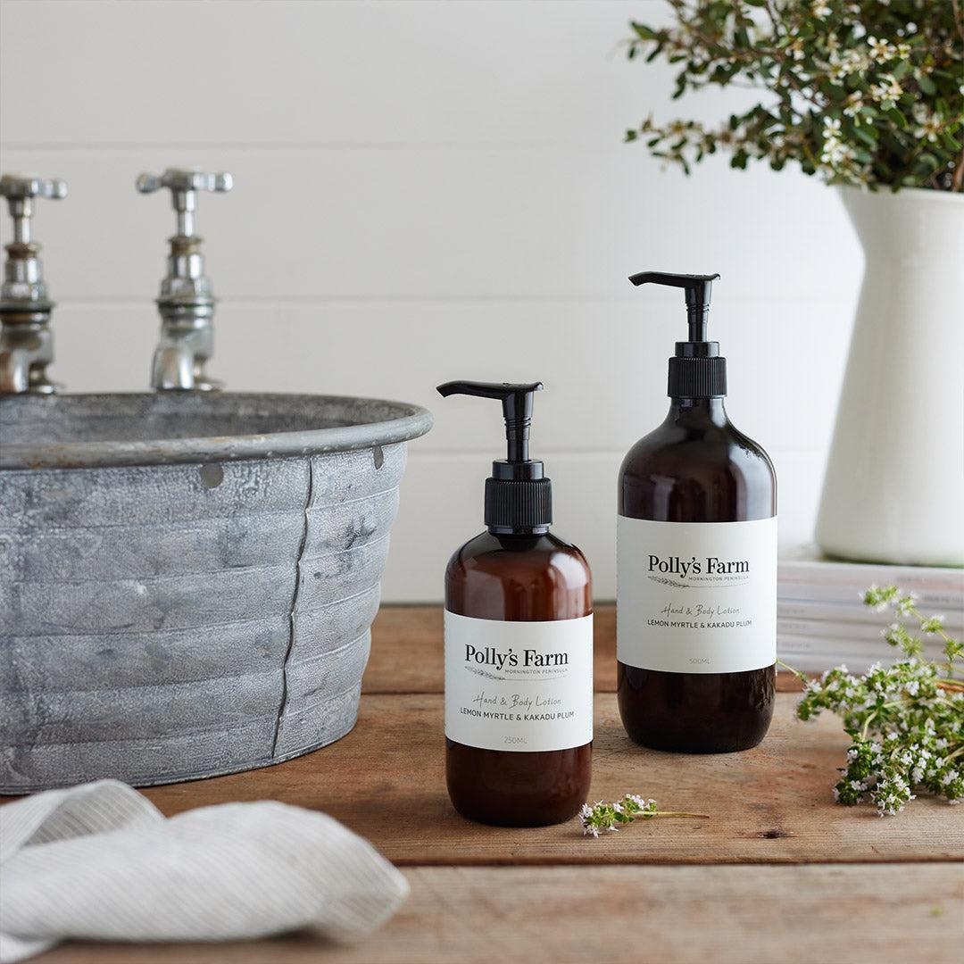 Lemon Myrtle & Kakadu Plum Hand & Body Lotion-Hand & Body Lotion-Polly's Farm-Pollys Farm