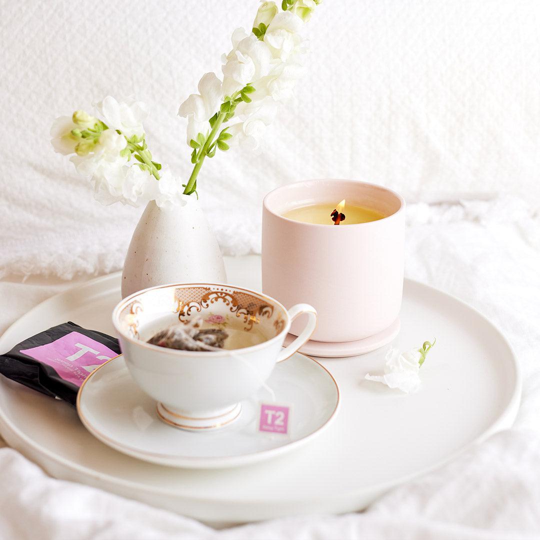 Calming Blend Botanical Candle-Botanical Candle-Polly's Farm-Pink-Pollys Farm