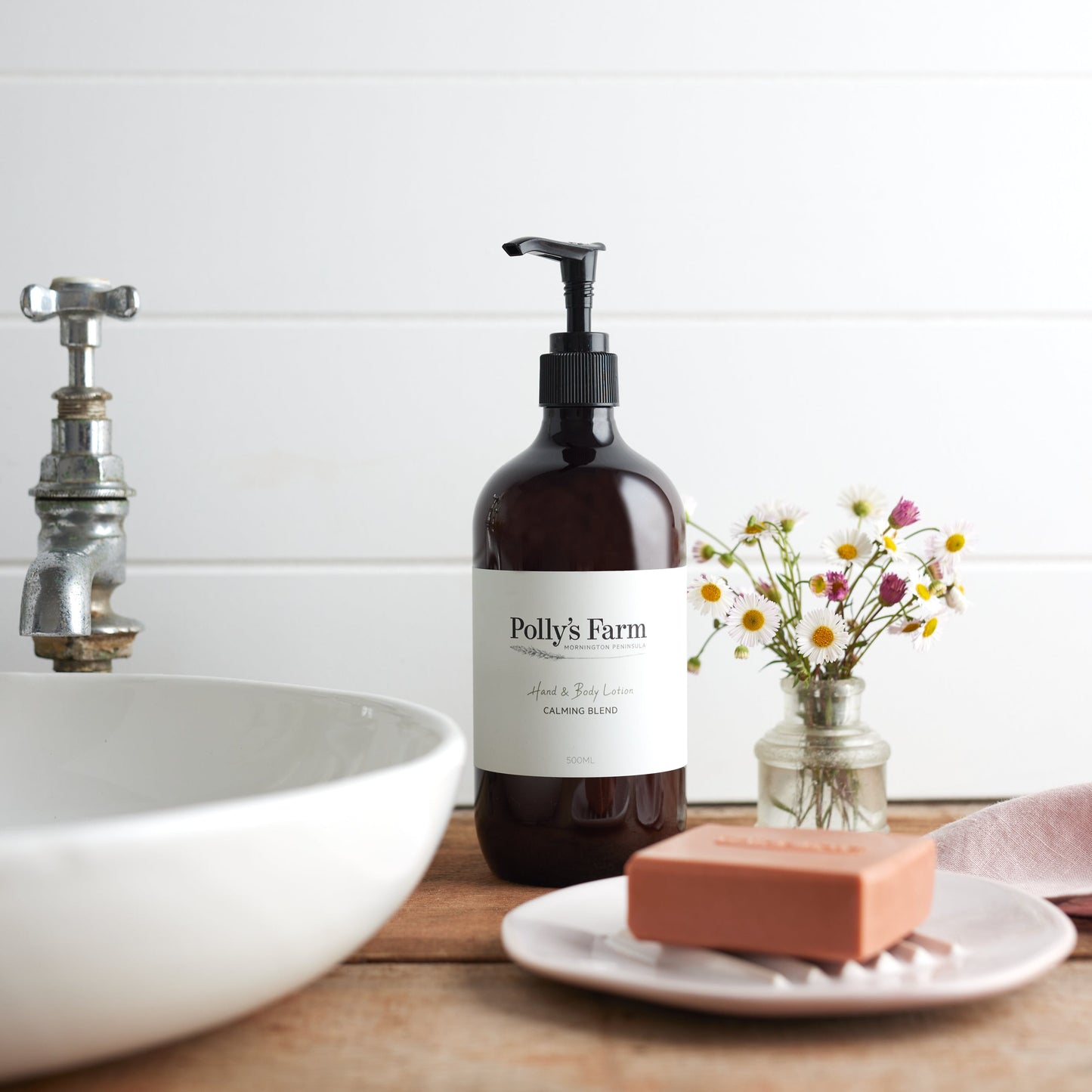 Calming Blend Hand & Body Lotion-Hand & Body Lotion-Polly's Farm-500ml Bottle $59.00-Pollys Farm