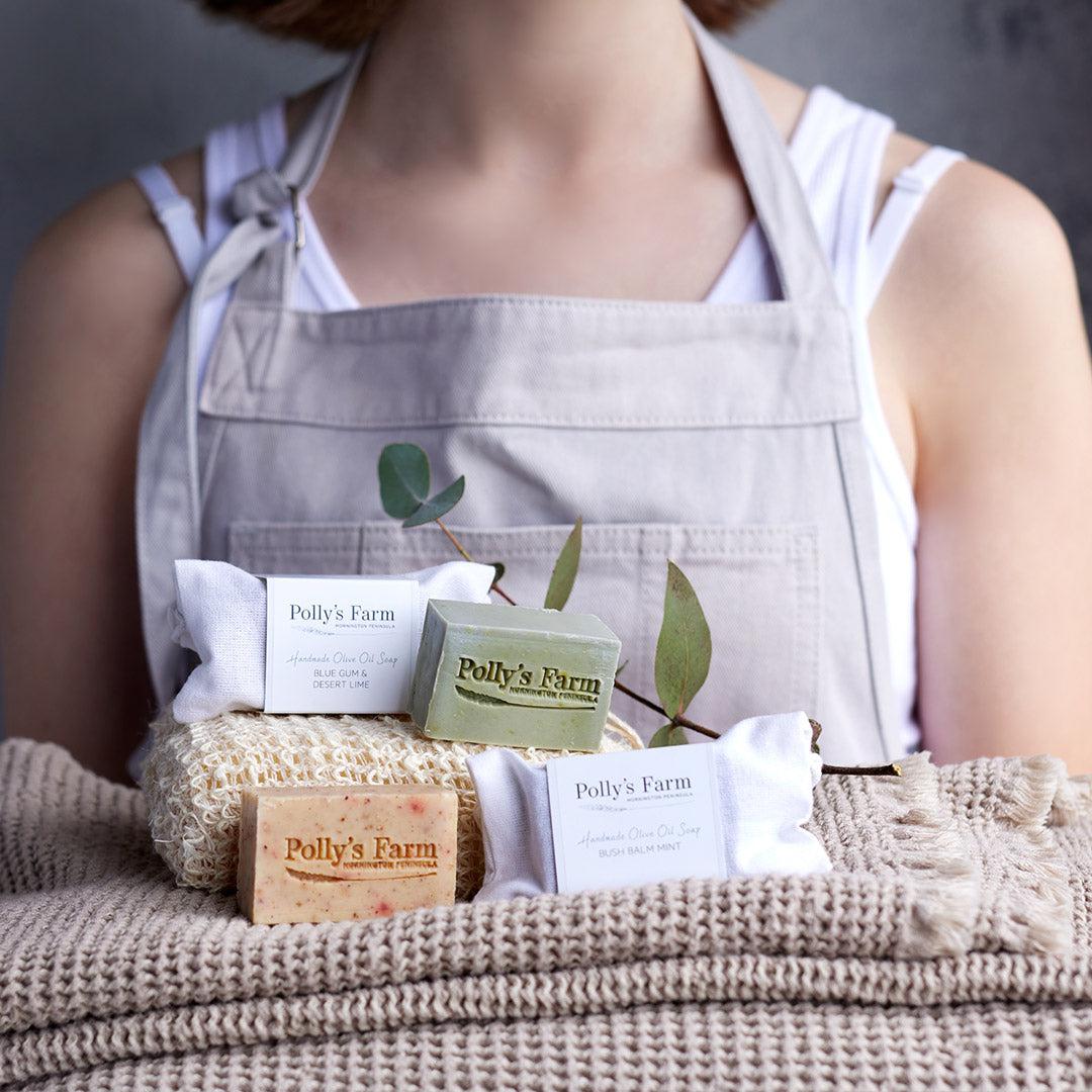 Lavender & Rose Geranium Guest Soap-Bar Soap-Polly's Farm-Pollys Farm