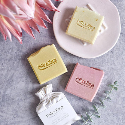 Lavender & Rose Geranium Soap-Bar Soap-Polly's Farm-Pollys Farm