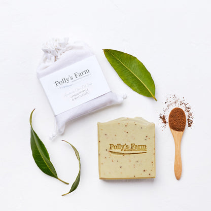 Lemon Myrtle & Wattleseed Soap-Bar Soap-Polly's Farm-Unpackaged $13.00-Pollys Farm