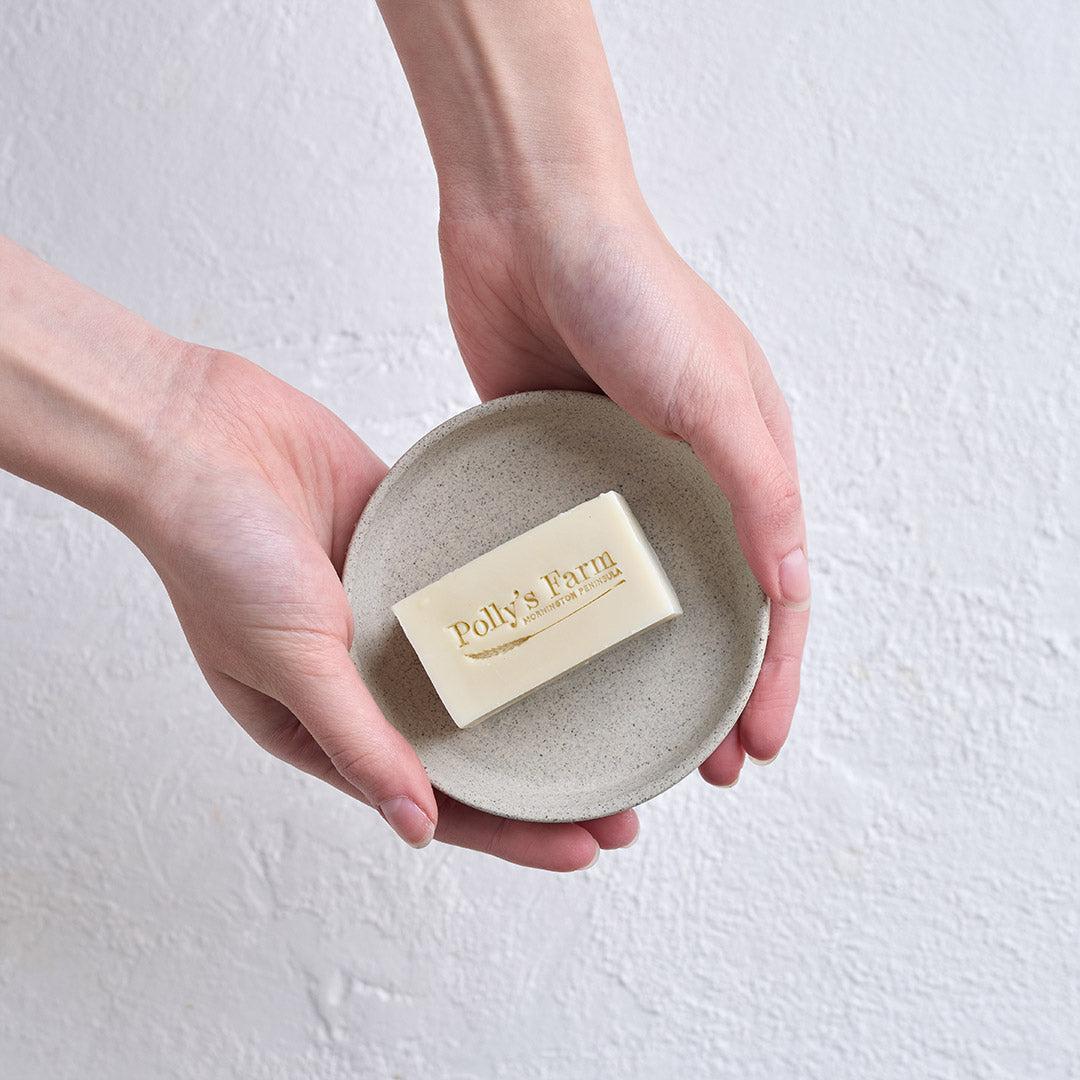 Small Ceramic Soap Dishes-Soap Dishes-Polly's Farm-Pollys Farm