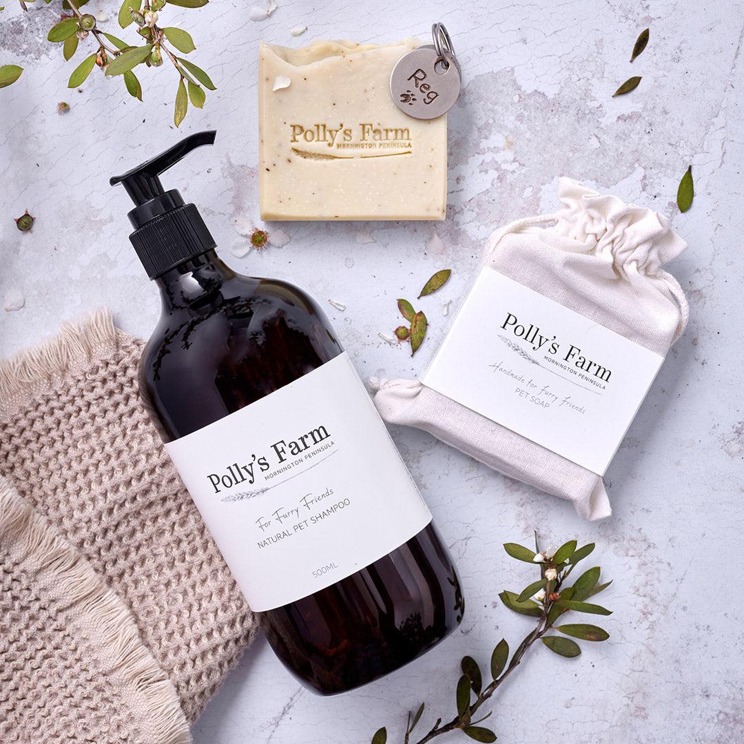 Natural Pet Shampoo-Pet Soap-Polly's Farm-Pollys Farm