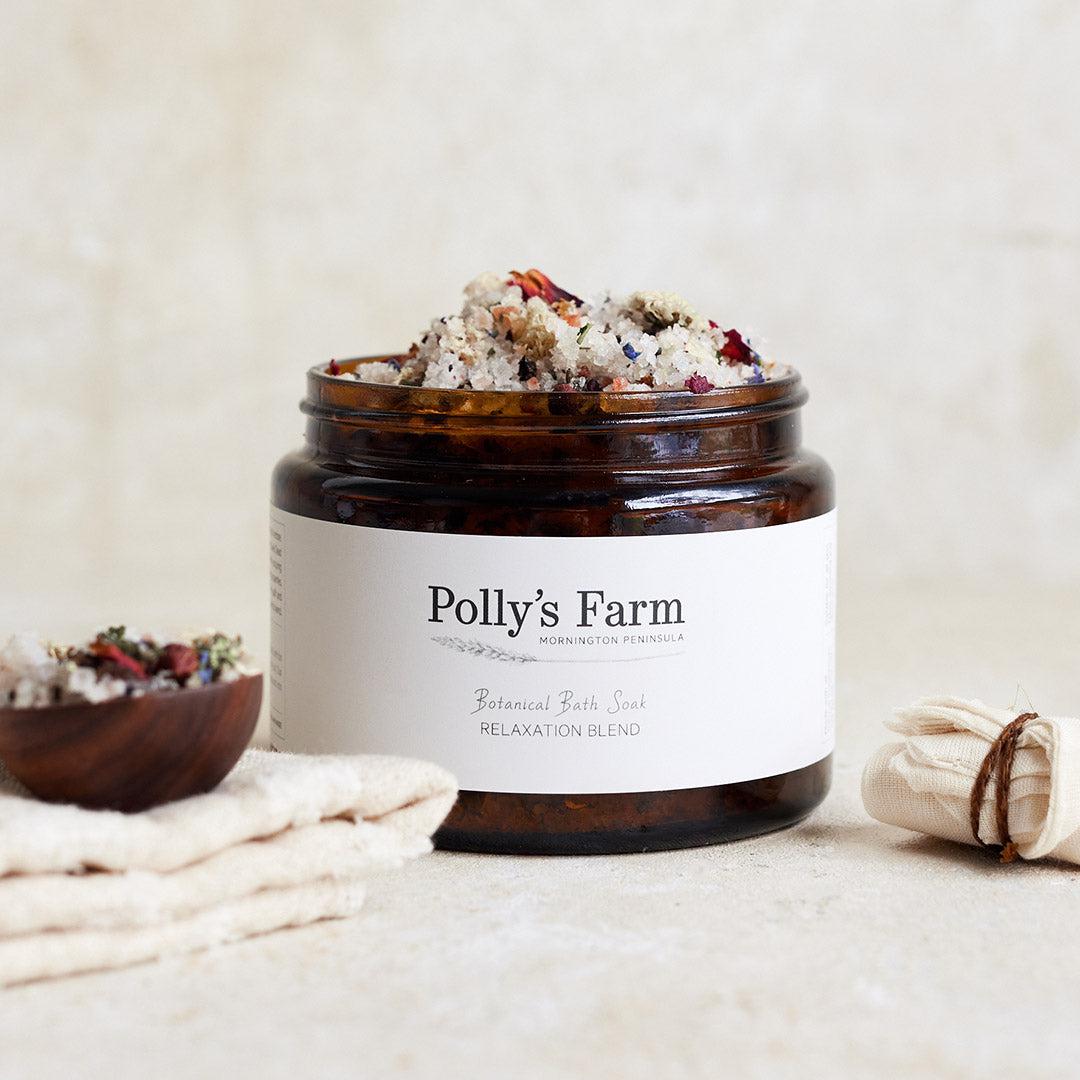 Botanical Bath Soak - Relaxation Blend-Bath Soak-Polly's Farm-Pollys Farm