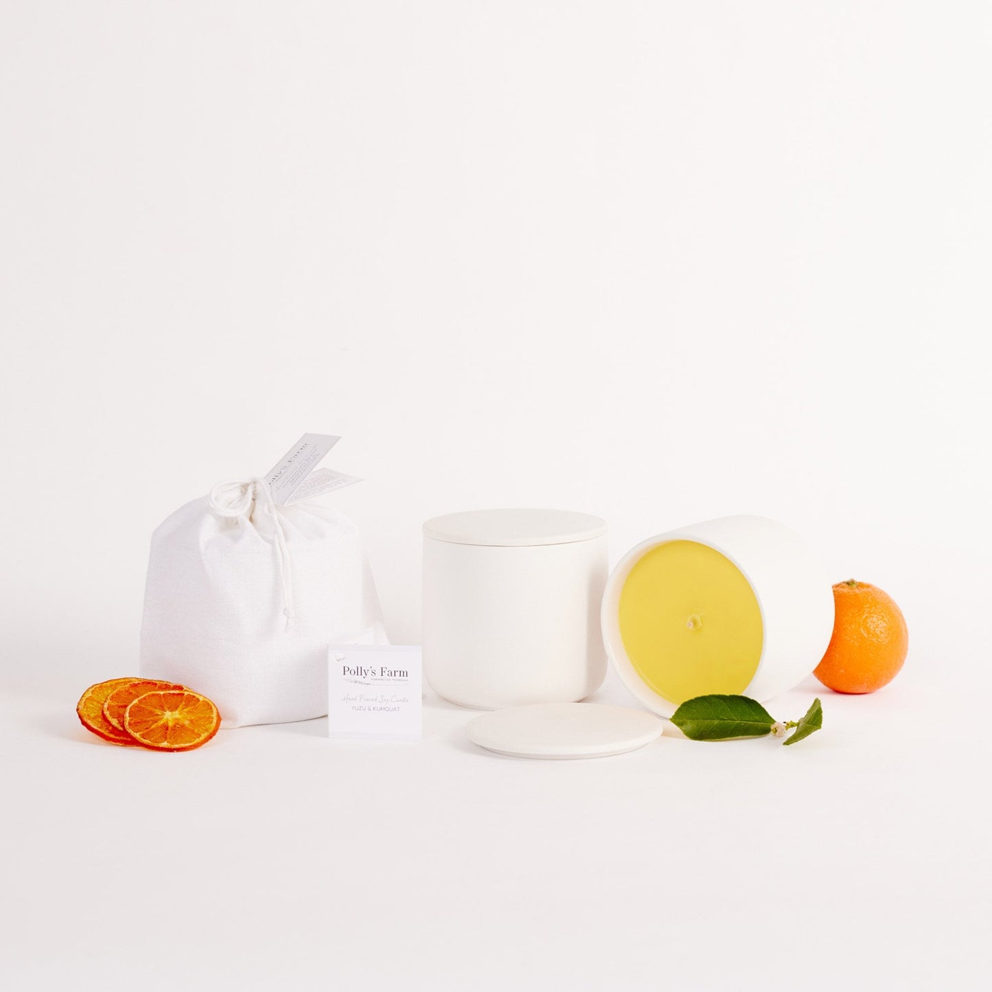 Yuzu & Kumquat Botanical Candle-Botanical Candle-Polly's Farm-Pink-Pollys Farm
