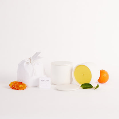 Yuzu & Kumquat Botanical Candle-Botanical Candle-Polly's Farm-Pink-Pollys Farm